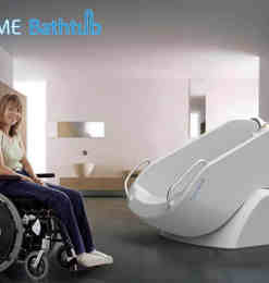 国外轮椅式新概念浴缸设计