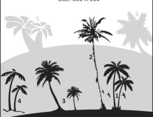 椰子树棕榈树笔刷