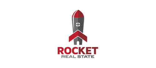 33个火箭造型Logo标志设计