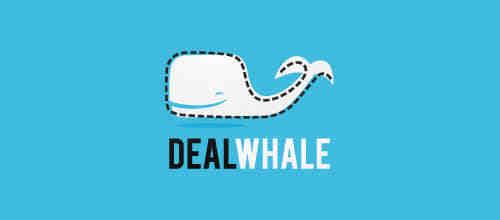 30个可爱的卡通鲸鱼Logo设计方案