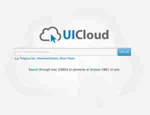 UI 素材搜尋引擎 UICloud ! 并提供免费的下载服务