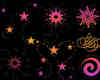 星星印花花纹装饰GIMP笔刷