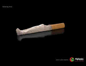 30个最新禁止吸烟公益广告设计
