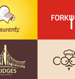 40个餐厅主题式logo设计