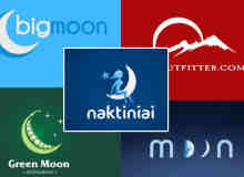 20个月球月亮式logo设计范例