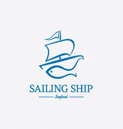 32个帆船海洋主题logo设计
