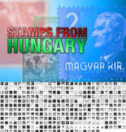 342枚匈牙利邮票图案笔刷