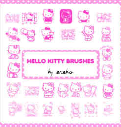 女生专用可爱的Hello Kitty笔刷