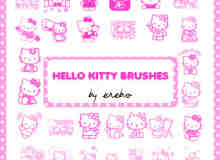 女生专用可爱的Hello Kitty笔刷