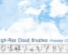 10种大型高分辨率高空白云、云朵PS笔刷下载