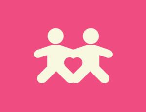 一组爱心、心形设计的Logo设计标志
