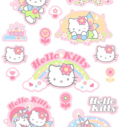 可爱粉色Hello Kitty图片素材【美图秀秀素材】
