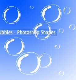 卡通水泡、泡泡、气泡photoshop自定义形状素材