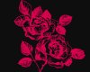 漂亮的玫瑰花图案photoshop笔刷素材