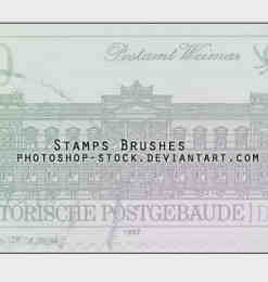 欧美邮票素材photoshop笔刷下载