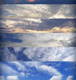 高清真实的云朵天空图片素材Photoshop笔刷下载