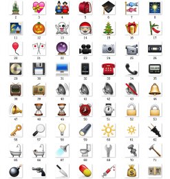 160*160像素Emoji经典表情素材包免费下载#.1