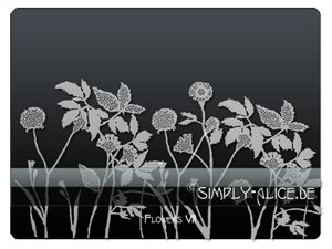 漂亮的植物花纹照片美图背景边框饰品PS笔刷 #.7