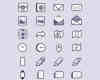 48个Web写作Icons网站图片PSD素材下载