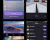 酷黑紫色调手机照片程序App UI界面设计分享PSD源文件下载