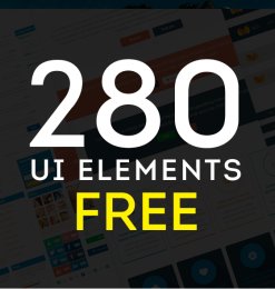 280种web UI相关素材PSD打包下载