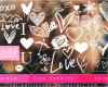 12种爱情涂鸦装饰PS美图笔刷下载