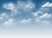 10种云朵、多云效果、天空白云PS笔刷下载