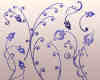 优雅的植物藤蔓艺术花纹图案PS笔刷下载