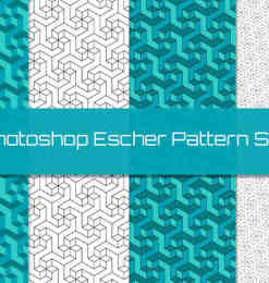 埃舍尔几何图形Photoshop填充图案底纹素材 Patterns 下载