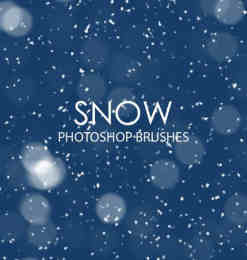 漫天雪花、下雪Photoshop飘雪笔刷
