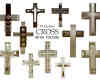 20种金属十字架Photoshop基督教元素笔刷