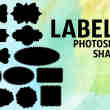 标签图形photoshop自定义形状素材 .csh 下载