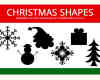 圣诞节图形元素photoshop自定义形状素材 .csh 下载