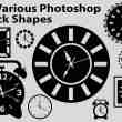时钟、闹钟Photoshop自定义形状素材下载