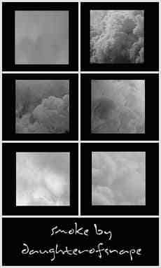 天空中浓密的云朵、云层效果Photoshop笔刷素材