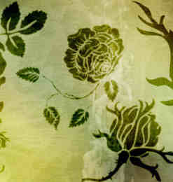 漂亮的玫瑰花纹图案、印花图案Photoshop花纹笔刷素材
