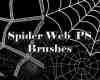 蜘蛛丝、手绘蛛网效果Photoshop笔刷素材