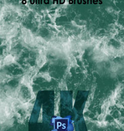 大海水面纹理、湖面波纹、水面波涛效果Photoshop水纹理笔刷