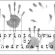 恐怖血手印、手掌、掌纹图案PS笔刷素材