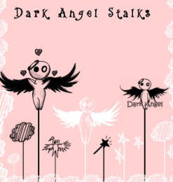 残酷黑暗天使、堕落小天使PS卡通造型笔刷素材