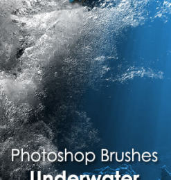 8种高清海中水下水气泡纹理效果Photoshop笔刷素材