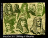 古欧洲贵族头像、肖像图案PS笔刷素材下载