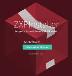 PS插件ZXP格式如何安装？ PS扩展安装神器 –  ZXPInstaller   精简版Photoshop也能装ZXP插件