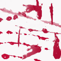 血迹、血液痕迹纹理Photoshop血笔刷