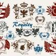 20种皇室徽章、贵族纹章图案Photoshop徽章笔刷素材下载