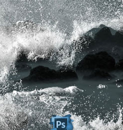 10种高清海浪、波浪效果、汹涌波涛拍打Photoshop笔刷素材下载