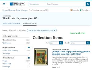 2600 幅日本 “浮世绘” 艺术作品素材下载 – 提供JPEG、GIF 和 TIFF 格式