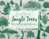 30种高品质的树木、大树造影图案素材PS笔刷文件下载
