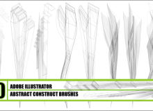10种抽象构造型Illustrator笔刷素材 – Ai画笔下载