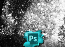 爆炸的颜色粉末效果Photoshop笔刷素材免费下载